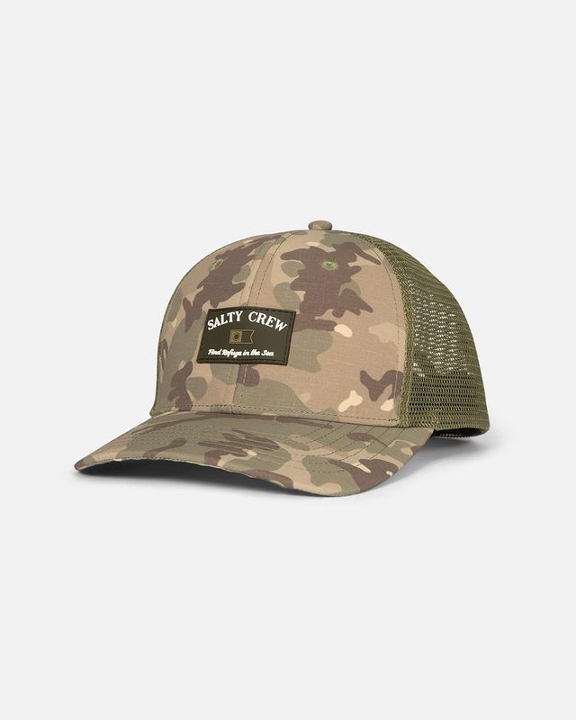 Salty Crew Steadfast Retro Trucker Camo