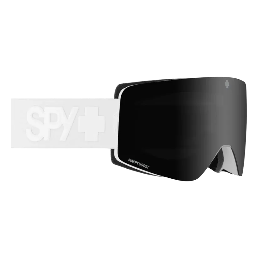 Spy MARAUDER ELITE LBF Matte White Happy Boost Black Mirror/Happy Boost LL Coral