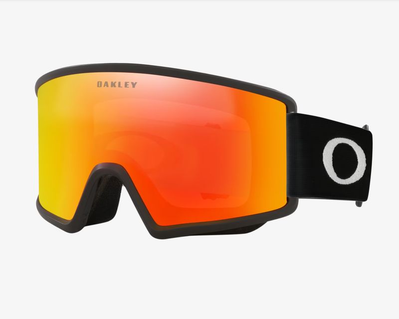 Oakley TARGET LINE L Matte Black W/ Fire Iridium &amp; Persimon
