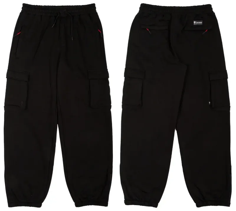 RDS SWEATPANT TECH CARGO Black