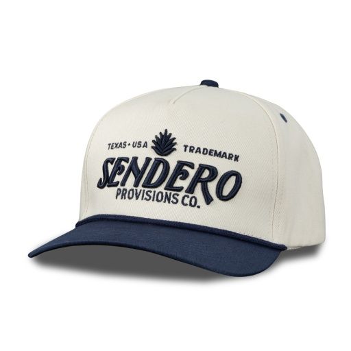 SENDERO LOGO HAT, Color: CREAM/NAVY, Size: OS
