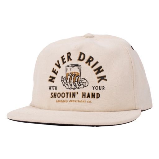 SENDERO SHOOTIN' HAND HAT, Color: WHITE, Size: OS