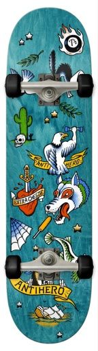 ANTIHERO NO REGERTS COMPLETE 7.75, Color: ASSORTED, Size: os