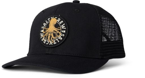 TENTACLES RETRO TRUCKER, Color: BLACK, Size: 1Sz
