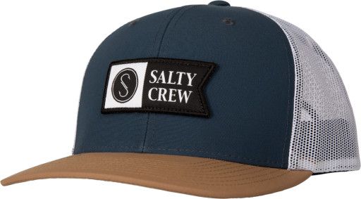 PINNACLE 2 RETRO TRUCKER, Color: INDIGO/TAN, Size: 1Sz