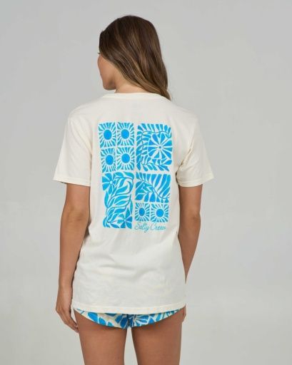 SUNBLOCK B.F TEE, Color: OFF WHITE, Size: S