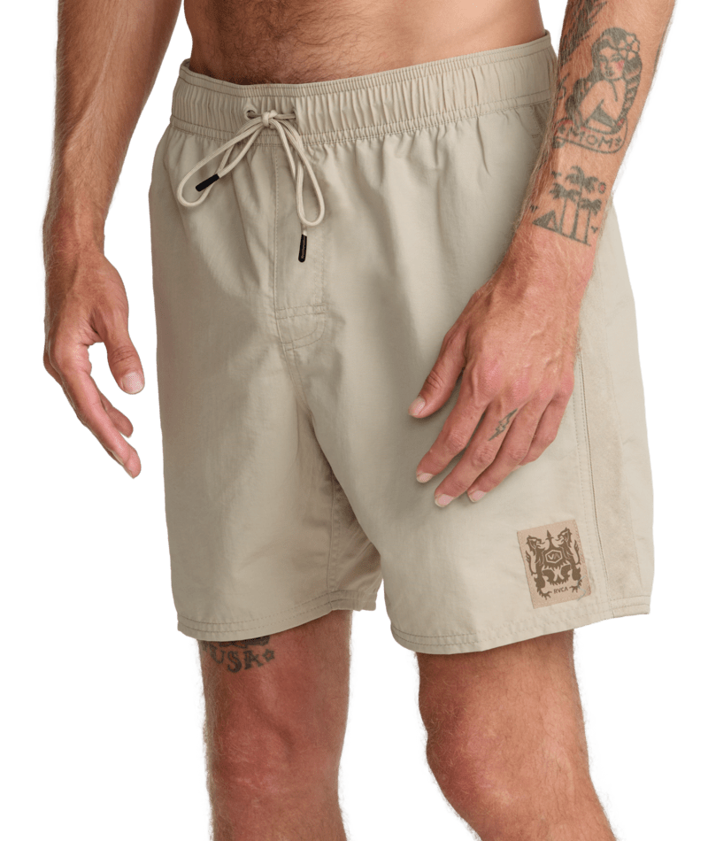 RVCA Crest Elastic 17" Covert Green
