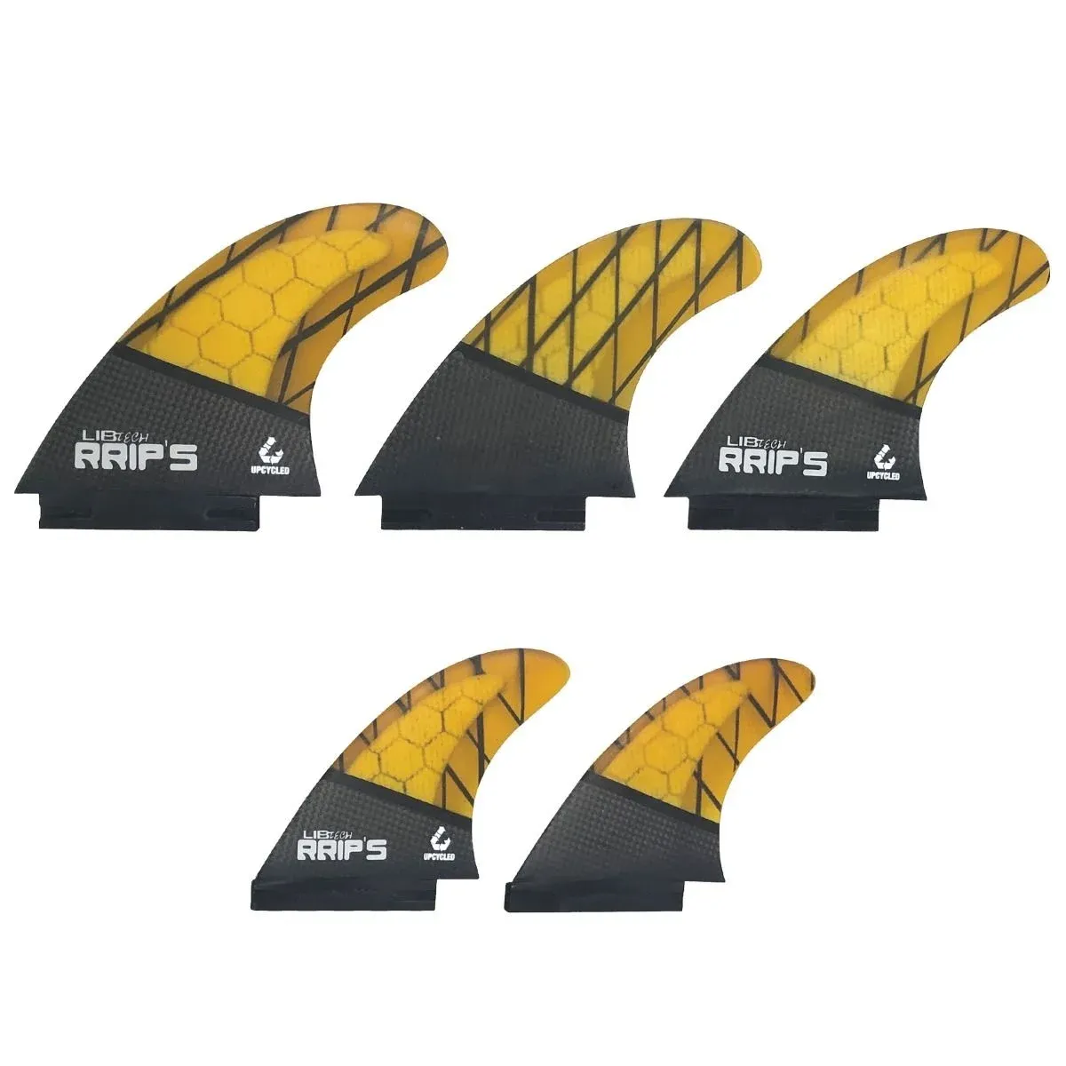LIB TECH TRI QUAD 5 FIN SET LARGE