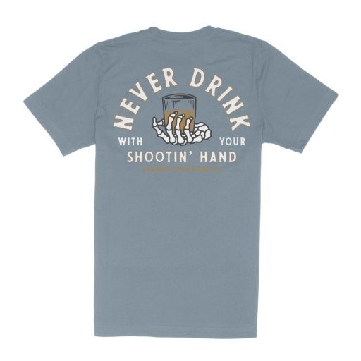 SHOOTIN' HAND T-SHIRT, Color: CITADEL, Size: Small