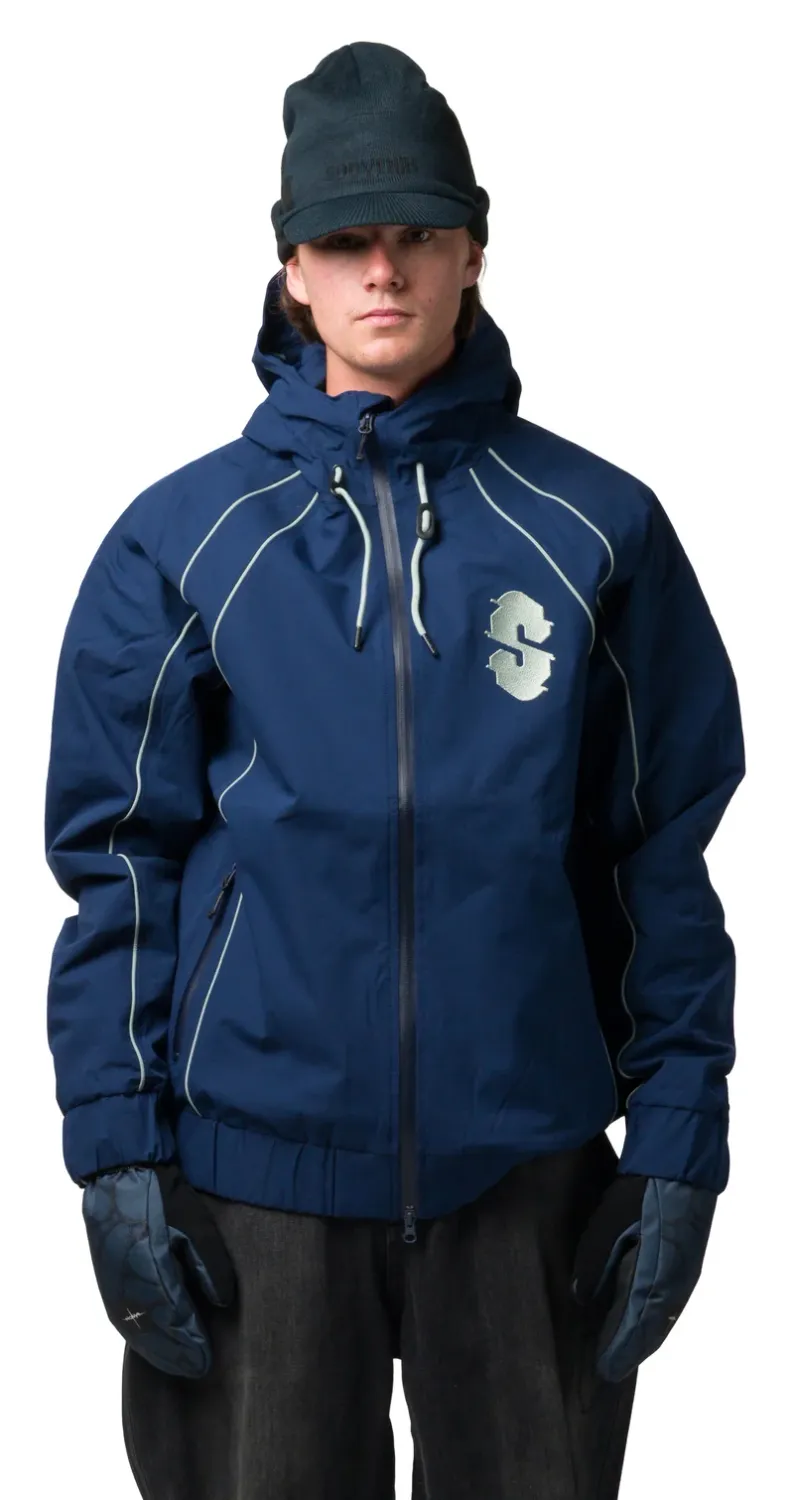 Souvenir Insulated Track Jacket Navy