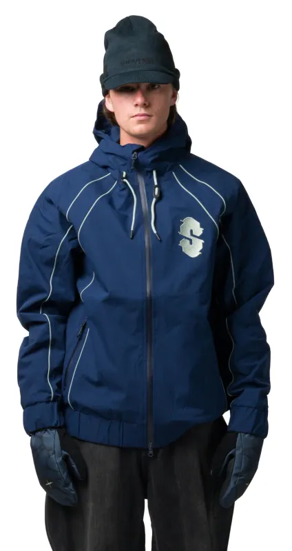 Souvenir Insulated Track Jacket Navy