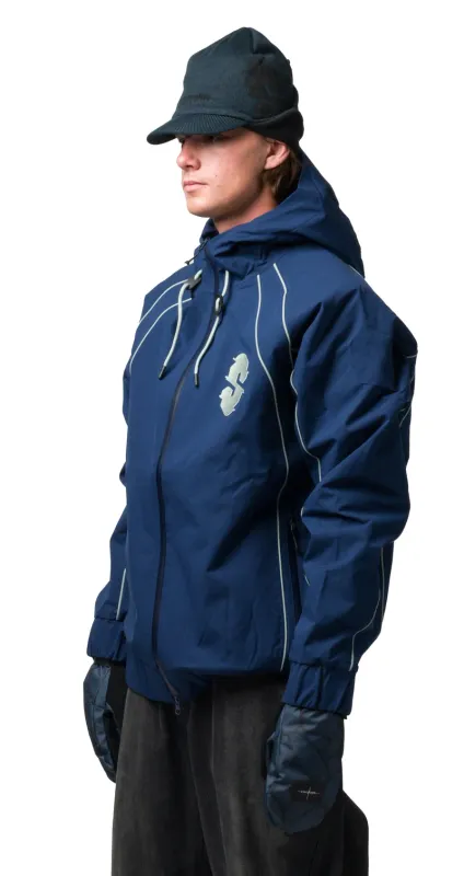 Souvenir Insulated Track Jacket Navy