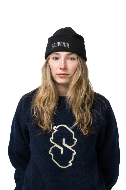 Souvenir Fleece Beanie Black