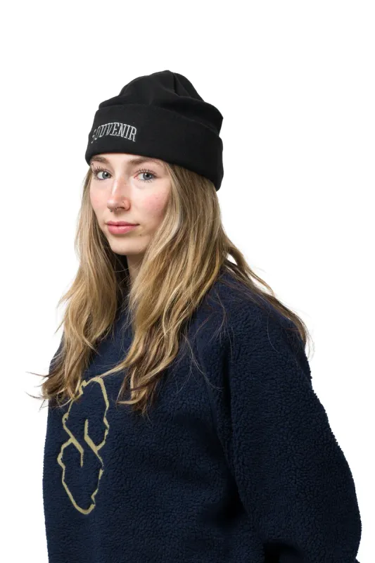 Souvenir Fleece Beanie Black