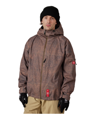 686 Dojo Jacket Brown Crinkle