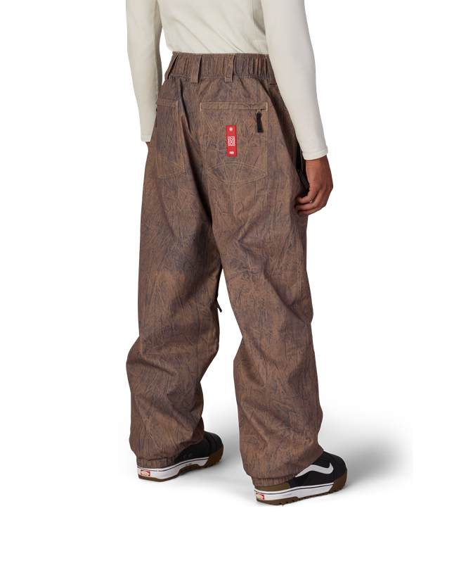 686 Dojo Pant Brown Crinkle
