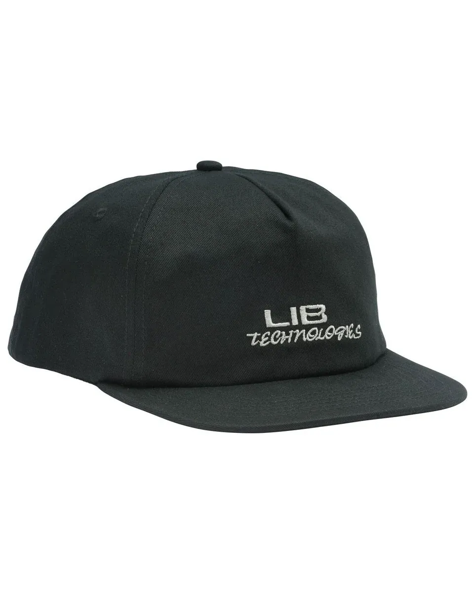 Lib Tech 5 Panel Hat Black
