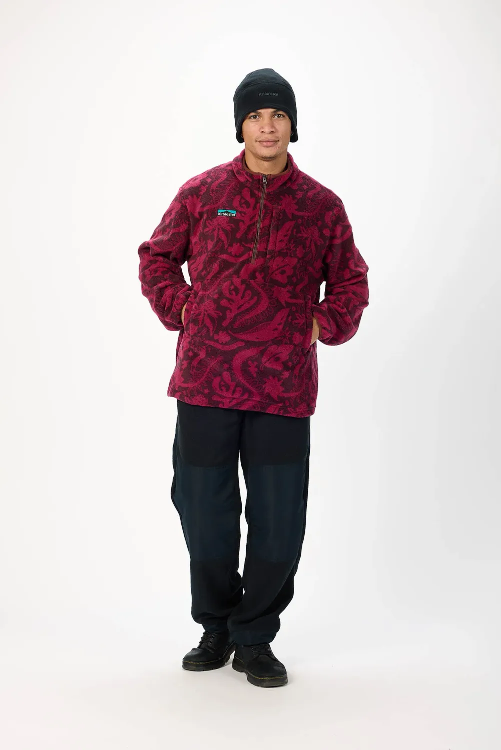 Airblaster Half Zip Plum Earth Life