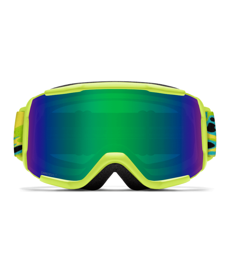 Smith Daredevil Electric Lime Slime/ Green Sol-X Mirror