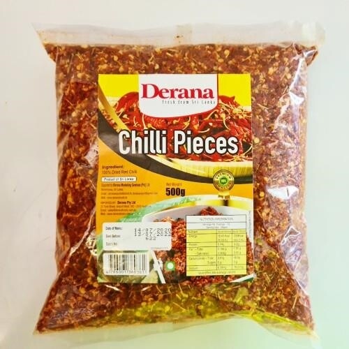Derana Chilli Pieces - 500g