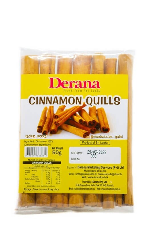 Derana Cinnamon Quils - 50g