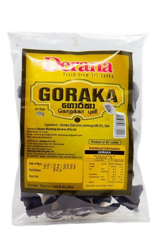 Derana Goraka Pieces 100g