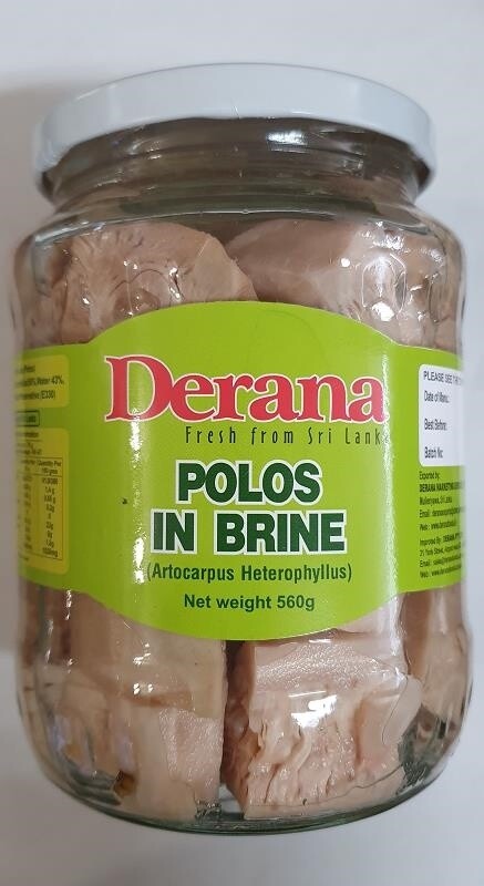 Derana Polos In Brine 560g