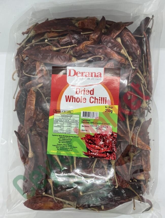 Derana Whole Chillie - 100g