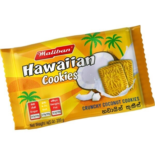 Maliban Hawaiian Cookies -200g