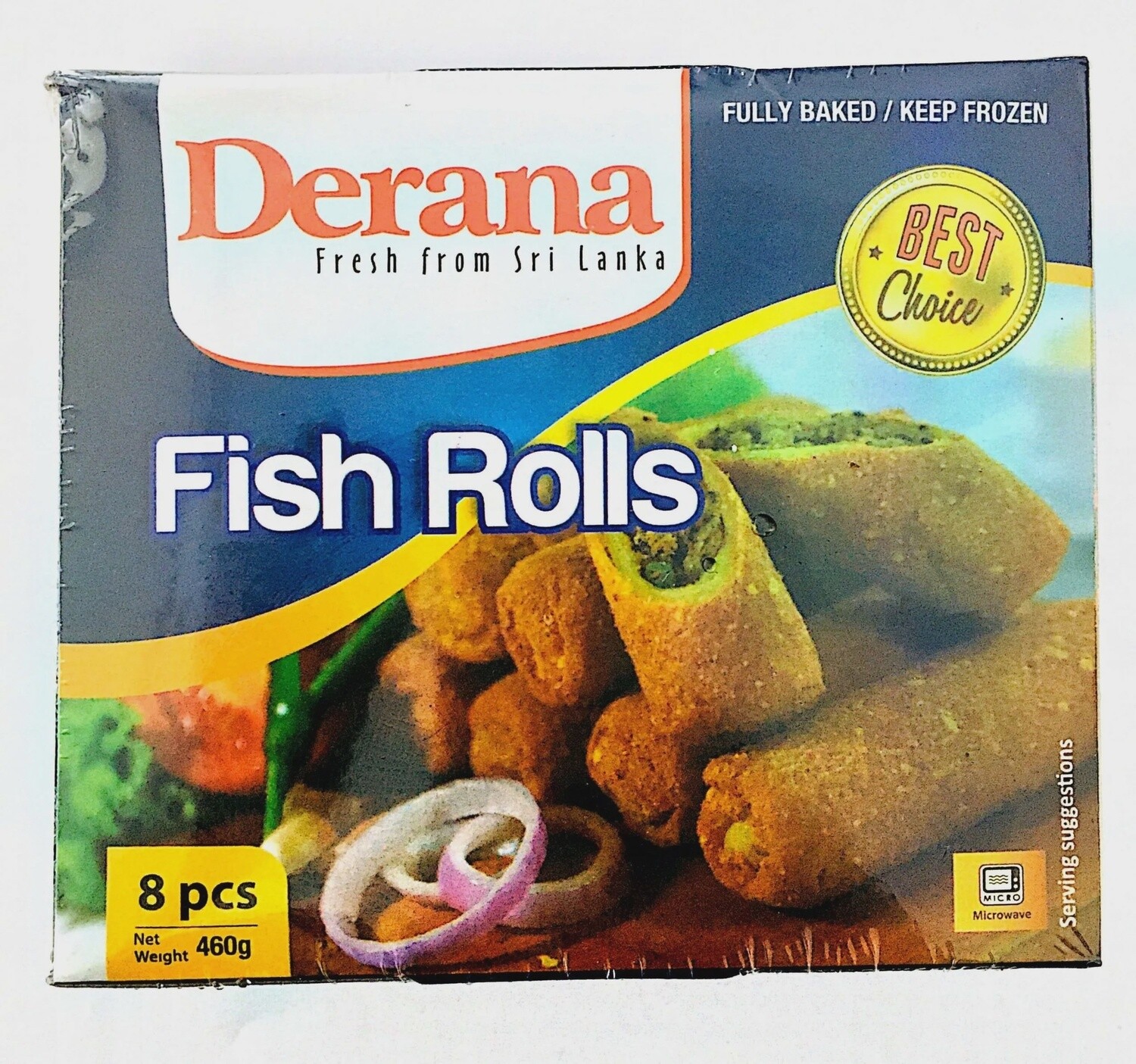 Derana Fish Rolls 8pcs - 460g