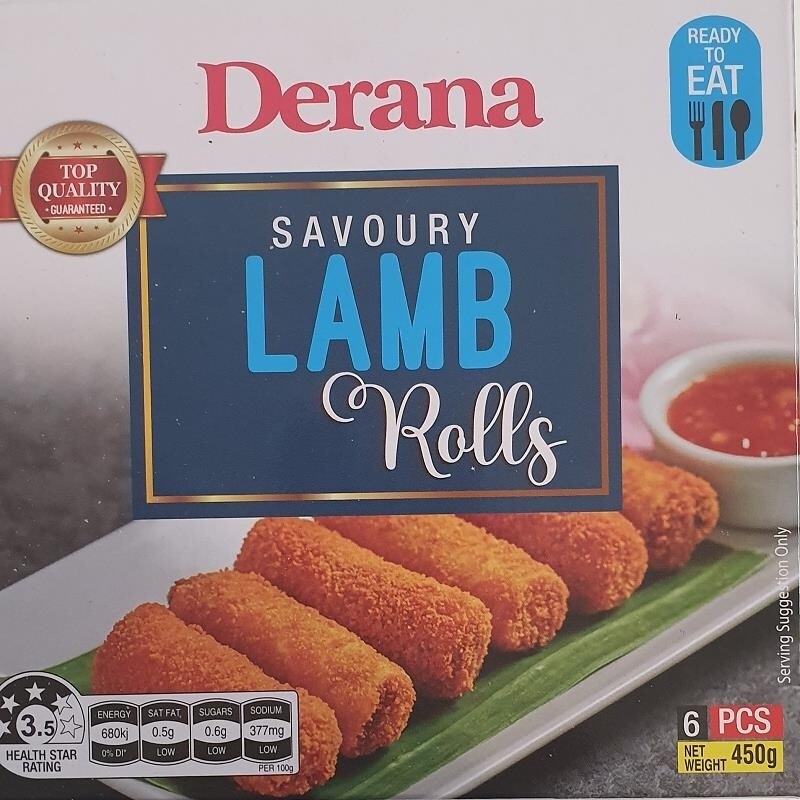 Derana Savoury Lamb Rolls 6pcs - 450g