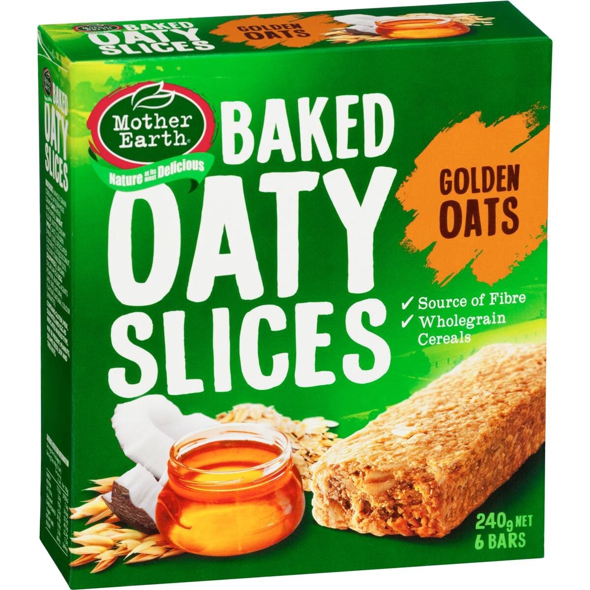 Baked Oaty Slices Golden