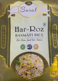 Saral Har-Roz Basmati Rice 5kg