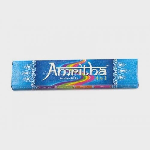 Amritha Incense Sticks -4 in1 Blue