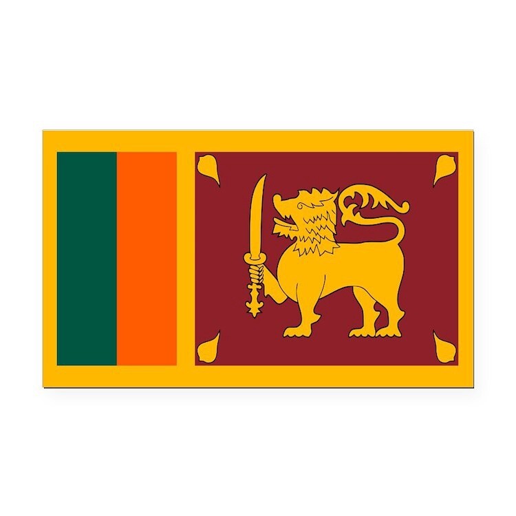 Sri Lankan Flag M 80x45cm