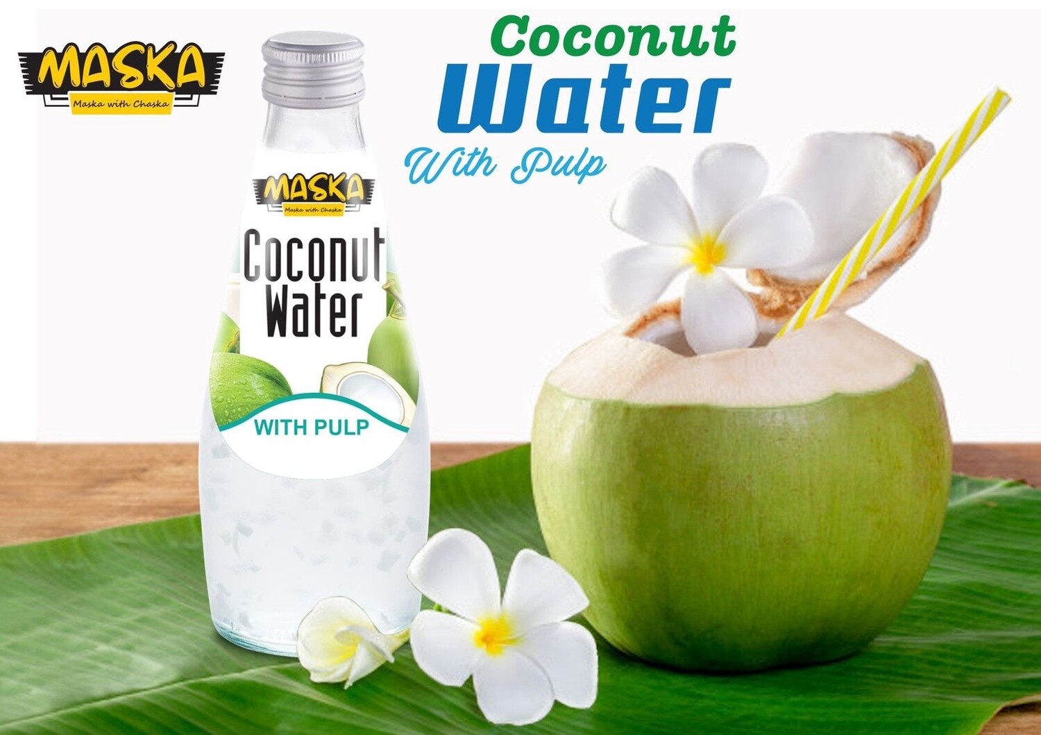 Maska Coconut Water with Pulp 290ml