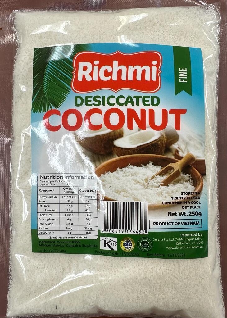 Richmi Desiccated Coconut Fine - 250g