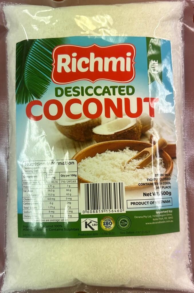 Richmi Desiccated Coconut Fine - 500g