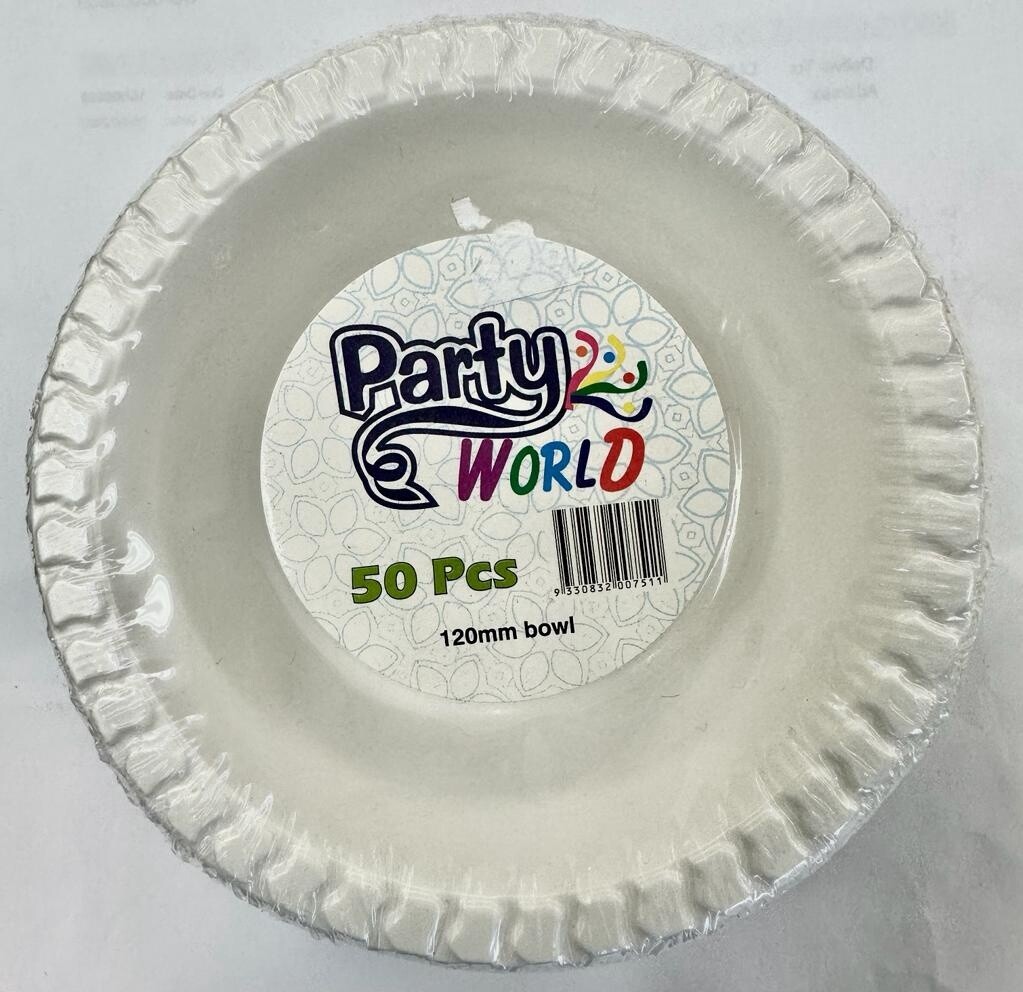 120mm Party Dessert Bowls - 50pk
