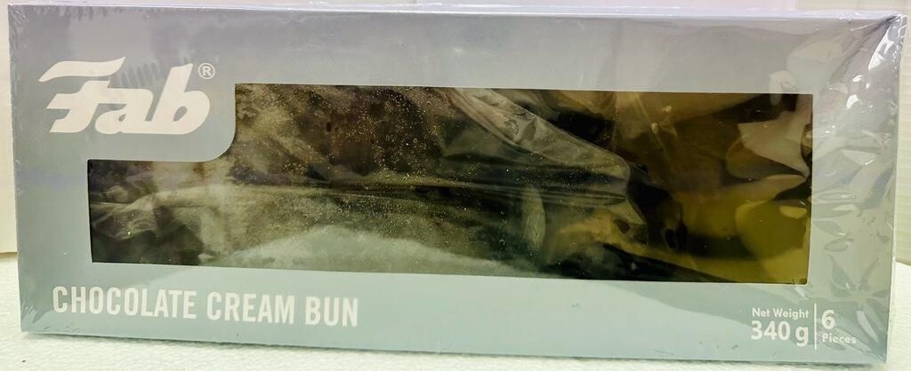 FAB Chocolate Cream Bun 6pcs 340g