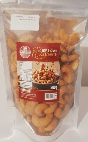 Ceylonta Hot &amp; Spicy Cashew 200g