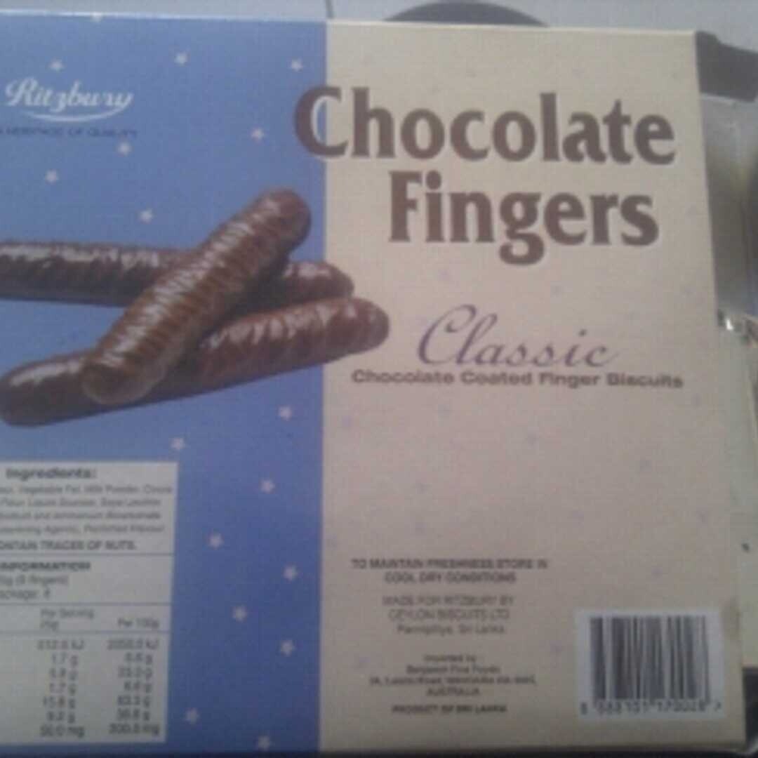 Munchee Chocolate Fingers 200g