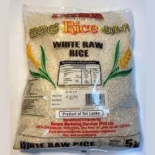 Derana White Raw Rice 5kg