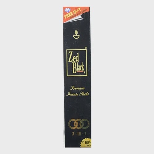Zed Black Incense Sticks 3 in 1 Grand 120g