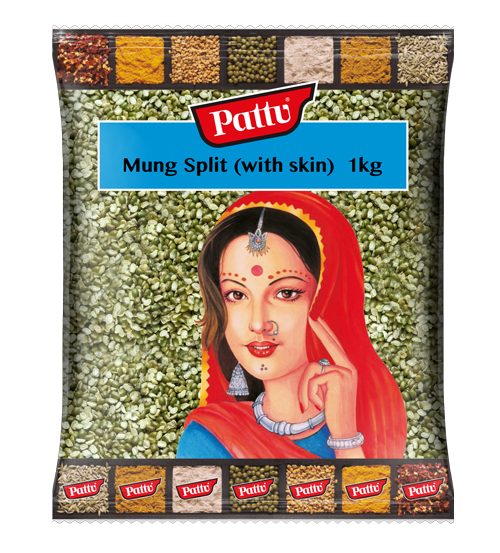 Pattu Mung Split (with Skin) 1kg