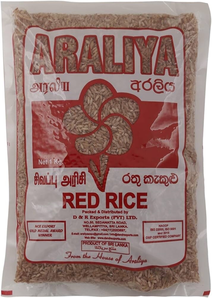 Araliya Raw Red Rice 1kg