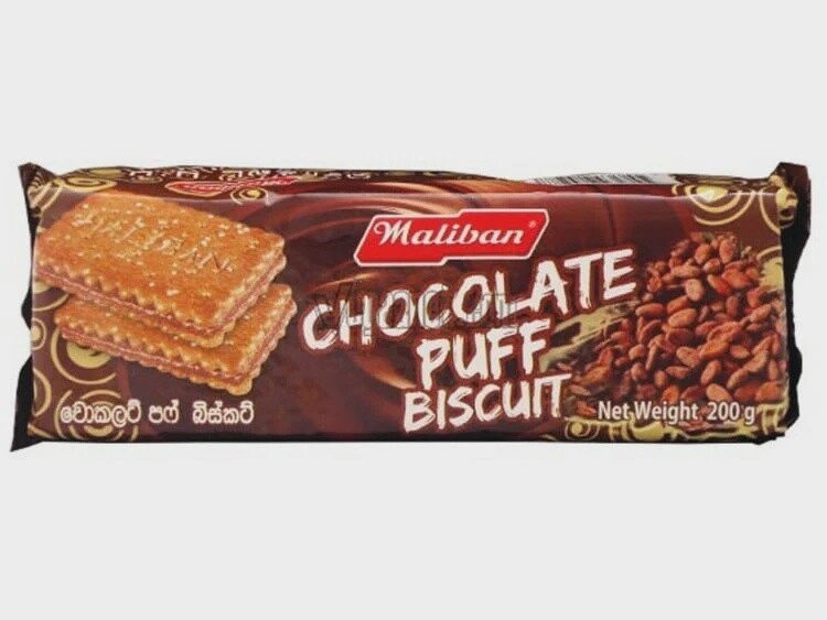 Maliban Chocolate Puff 200g x 2