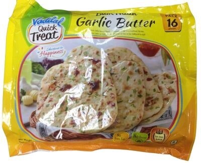 Vadilal Tandoori Garlic Naan 1.28kg 16pcs