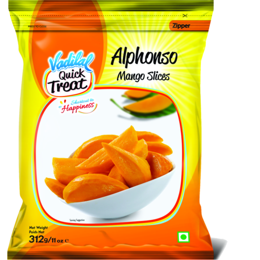 Vadilal Alphonso Mango Slices 312g