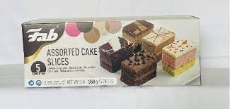 Fab Assorted Cake 5 Slices 350g